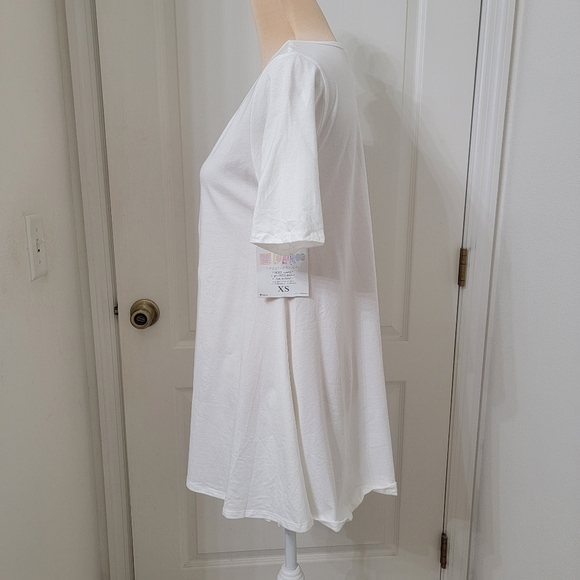 LuLaRoe Size XS White Perfect T NEW with Tag - Picture 2 of 11